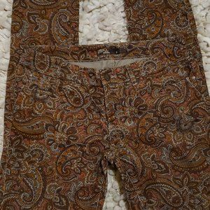prAna Trinity Paisley Cords Corduroy Jeans